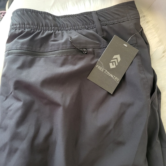 NEW- Free Country Men's Charcoal Cargo Lined Pants, Size 40 X 32 - Picture 6 of 7